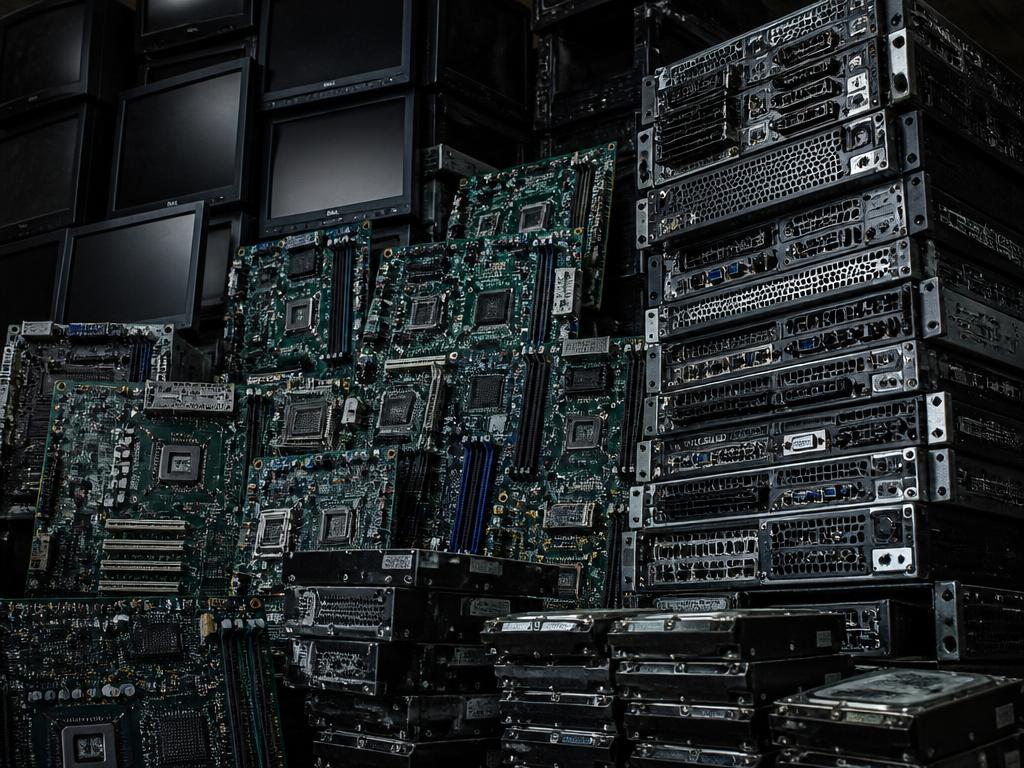 PCBs, relays and assorted electronic components