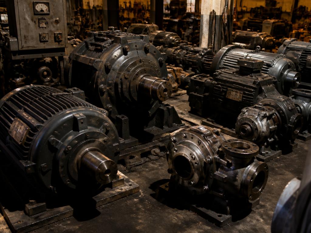 Used industrial electric motors